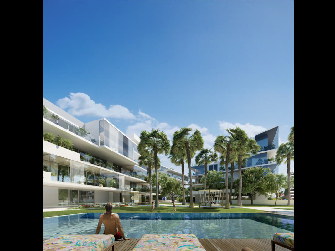 Vue de la piscine